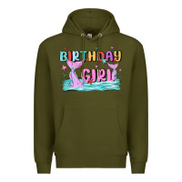 Army Green birthday girl Premium Hoodie - MaliasSmallBusiness
