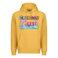 Mustard birthday girl Premium Hoodie - MaliasSmallBusiness