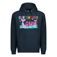 Navy birthday girl Premium Hoodie - MaliasSmallBusiness