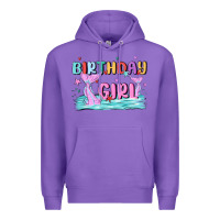 Purple birthday girl Premium Hoodie - MaliasSmallBusiness