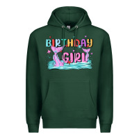 Sports Green birthday girl Premium Hoodie - MaliasSmallBusiness