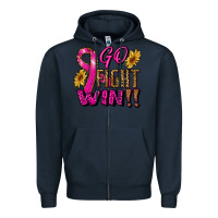 Navy go fight win Zipper Hoodie - RanaPortraitStore