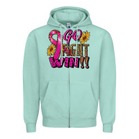 Seafoam go fight win Zipper Hoodie - RanaPortraitStore