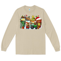 Mushroom Christmas tractor coffee cups Long Sleeve Tee - Zillion Design Studio