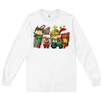 White Christmas tractor coffee cups Long Sleeve Tee - Zillion Design Studio