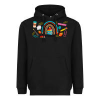 Black teacher life rainbow frosted Heavyweight Hoodie - JahusDesignShop