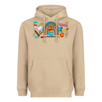 Mushroom teacher life rainbow frosted Heavyweight Hoodie - JahusDesignShop