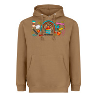Toasted Coconut teacher life rainbow frosted Heavyweight Hoodie - JahusDesignShop