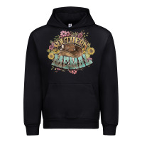 Black southern memal western flowers Urban Hoodie - NancyCooperArtShop