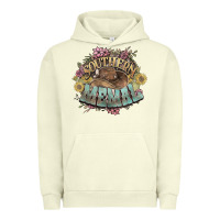 Pigment Pistachio southern memal western flowers Urban Hoodie - NancyCooperArtShop