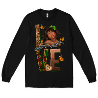 Black love melanin Long Sleeve Tee - texasbilliewilder