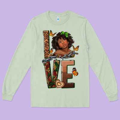 Long Sleeve Tee love melanin