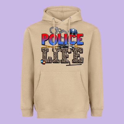 Police Life Heavyweight Hoodie Designed By Adodesignshop