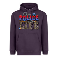 Plum police life Heavyweight Hoodie - AdoDesignShop