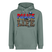Sage police life Heavyweight Hoodie - AdoDesignShop