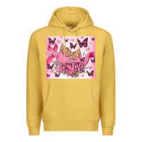 Antique Gold breast cancer nails hope Premium Hoodie - MaliasSmallBusiness