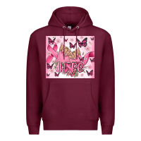 Breast Cancer Nails Hope Premium Hoodie | Teevron