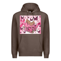 Coffee breast cancer nails hope Premium Hoodie - MaliasSmallBusiness