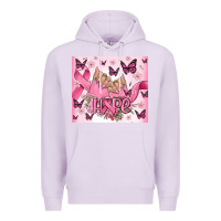 Lilac breast cancer nails hope Premium Hoodie - MaliasSmallBusiness