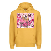 Mustard breast cancer nails hope Premium Hoodie - MaliasSmallBusiness