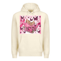 Sandshell breast cancer nails hope Premium Hoodie - MaliasSmallBusiness