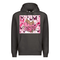 Smoke breast cancer nails hope Premium Hoodie - MaliasSmallBusiness