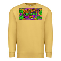 Antique Gold spooky license plate Premium Sweatshirt - BundleAndBundleShop