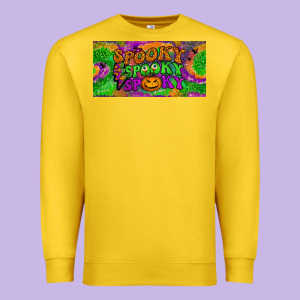 Spooky License Plate Premium Sweatshirt Designed By Bundleandbundleshop