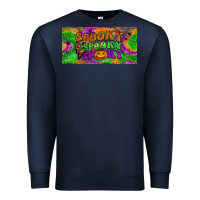 Navy spooky license plate Premium Sweatshirt - BundleAndBundleShop