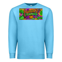 Ocean Blue spooky license plate Premium Sweatshirt - BundleAndBundleShop