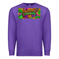 Purple spooky license plate Premium Sweatshirt - BundleAndBundleShop