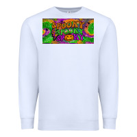 White spooky license plate Premium Sweatshirt - BundleAndBundleShop
