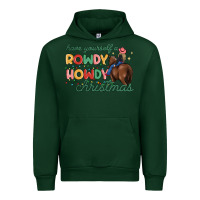 Forest Green have yourself a rowdy howdy christmas Urban Hoodie - MaliasSmallBusiness