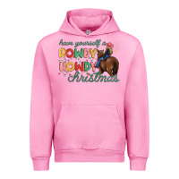 Fuchsia Pink have yourself a rowdy howdy christmas Urban Hoodie - MaliasSmallBusiness