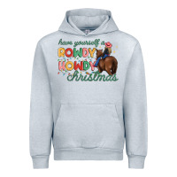 Heather Grey have yourself a rowdy howdy christmas Urban Hoodie - MaliasSmallBusiness