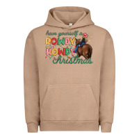 Pigment Burro have yourself a rowdy howdy christmas Urban Hoodie - MaliasSmallBusiness