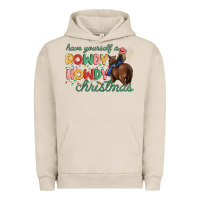 Pigment French Oak have yourself a rowdy howdy christmas Urban Hoodie - MaliasSmallBusiness