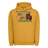 Pigment Peanut Butter have yourself a rowdy howdy christmas Urban Hoodie - MaliasSmallBusiness