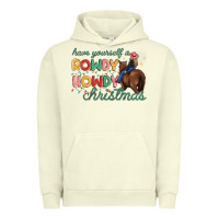 Pigment Pistachio have yourself a rowdy howdy christmas Urban Hoodie - MaliasSmallBusiness