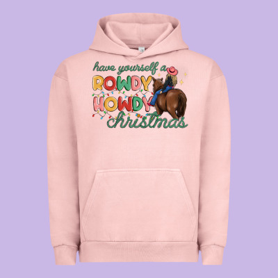 Have Yourself A Rowdy Howdy Christmas Urban Hoodie Designed By Maliassmallbusiness