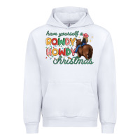 White have yourself a rowdy howdy christmas Urban Hoodie - MaliasSmallBusiness