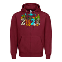 Burgundy senior 2024 cow Zipper Hoodie - Zillion Design Studio