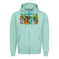 Seafoam senior 2024 cow Zipper Hoodie - Zillion Design Studio