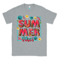 Heather Grey summer  vibes Classic Tee - texasbilliewilder
