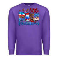Purple little miss firecracker Premium Sweatshirt - AdoDesignShop