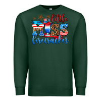 Sports Green little miss firecracker Premium Sweatshirt - AdoDesignShop