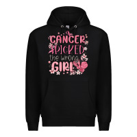 Black cancer picked the wrong girl malia Premium Hoodie - MaliasSmallBusiness
