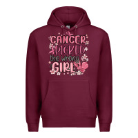 Burgundy cancer picked the wrong girl malia Premium Hoodie - MaliasSmallBusiness