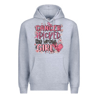 Heather Grey cancer picked the wrong girl malia Premium Hoodie - MaliasSmallBusiness