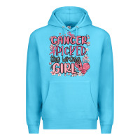 Ocean Blue cancer picked the wrong girl malia Premium Hoodie - MaliasSmallBusiness